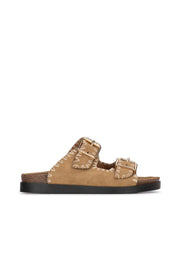 Poelman Slipper Rosalia Bruin - OAK Fashion Noordwolde
