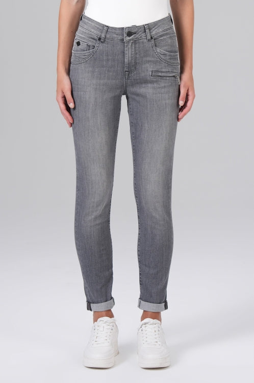 MOD Jeans MOD Jeans Skinny Fit Suzy Grijs - OAK Fashion Noordwolde