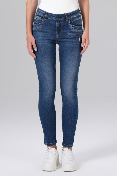 MOD Jeans MOD Jeans Skinny Fit Suzy Blauw - OAK Fashion Noordwolde