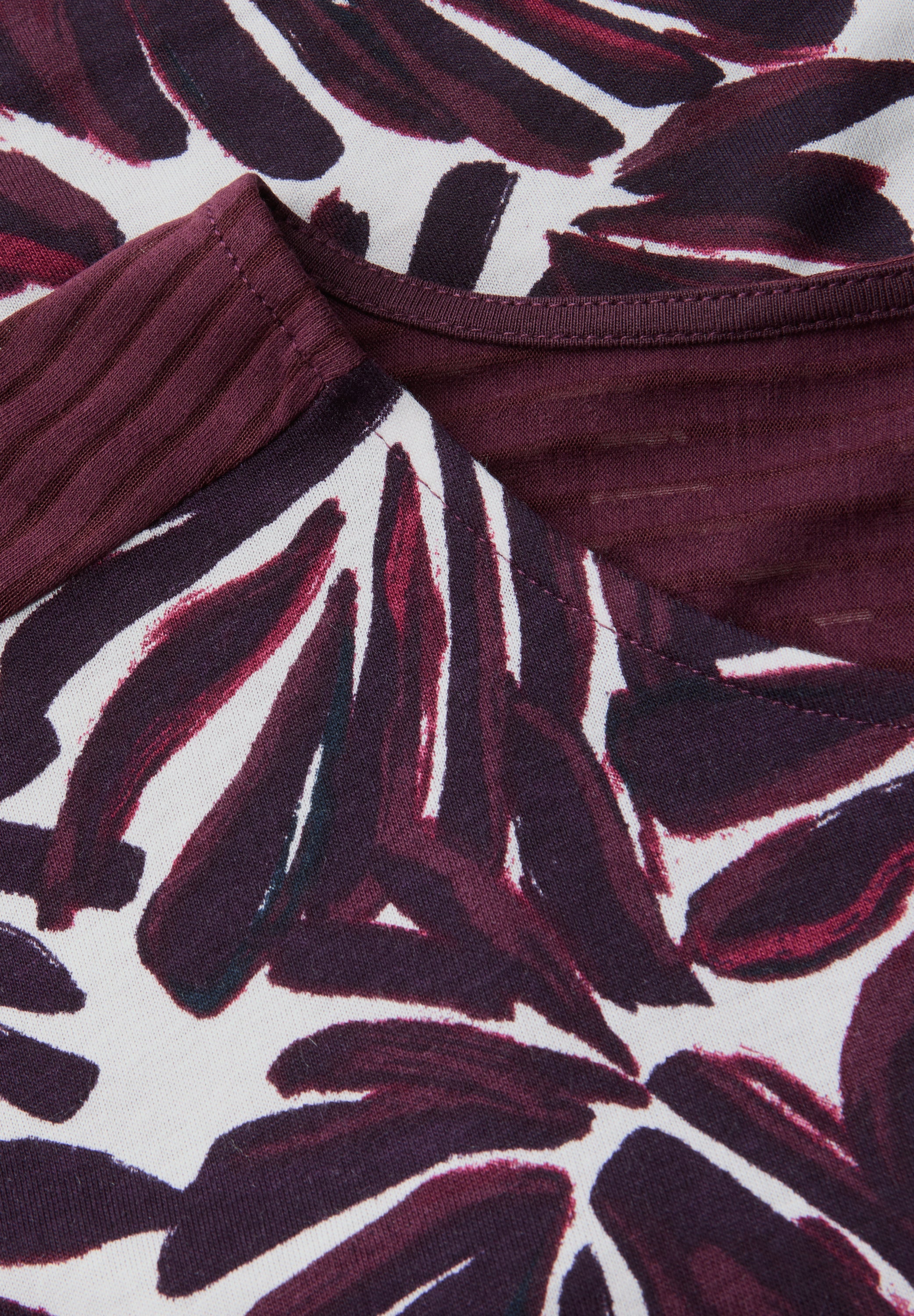 Cecil Top Out Mix Rood - OAK Fashion Noordwolde