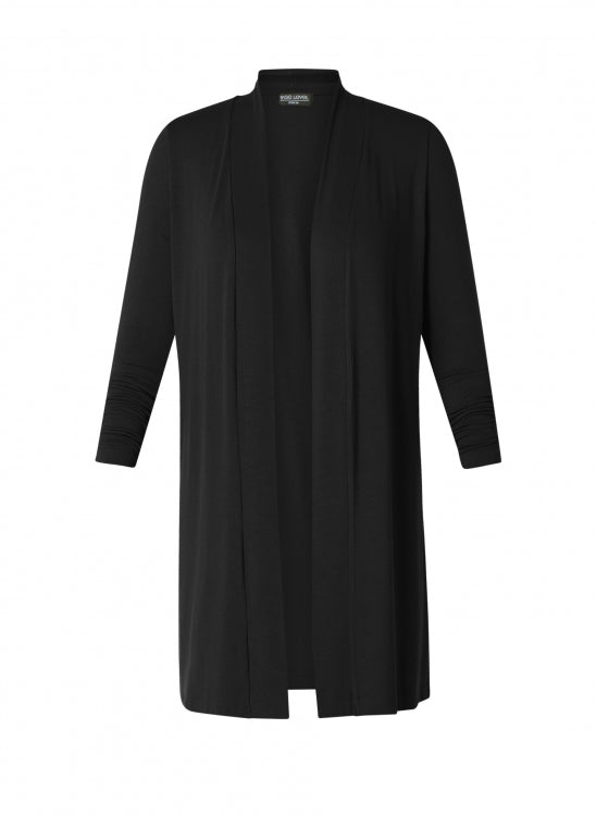 Base Level Vest Yayla Long Zwart - OAK Fashion Noordwolde