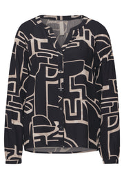 Street One Blouse Button Blauw - OAK Fashion Noordwolde