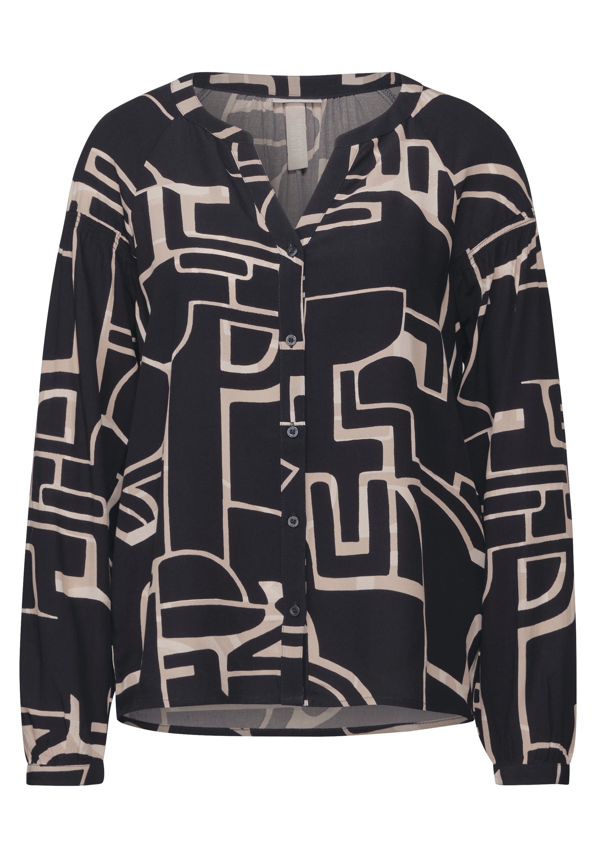 Street One Blouse Button Blauw - OAK Fashion Noordwolde