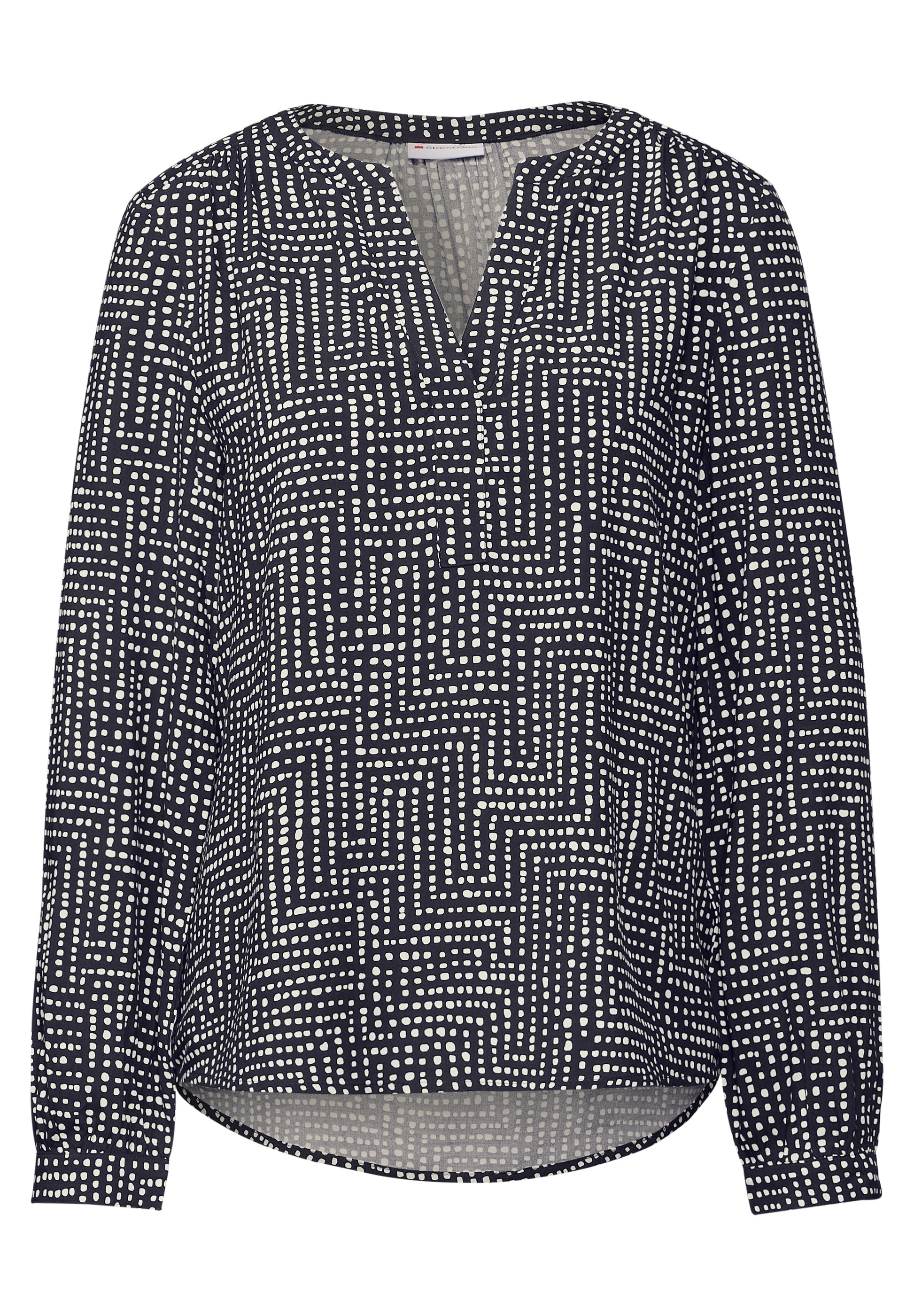 Street One Blouse Split Blauw - OAK Fashion Noordwolde