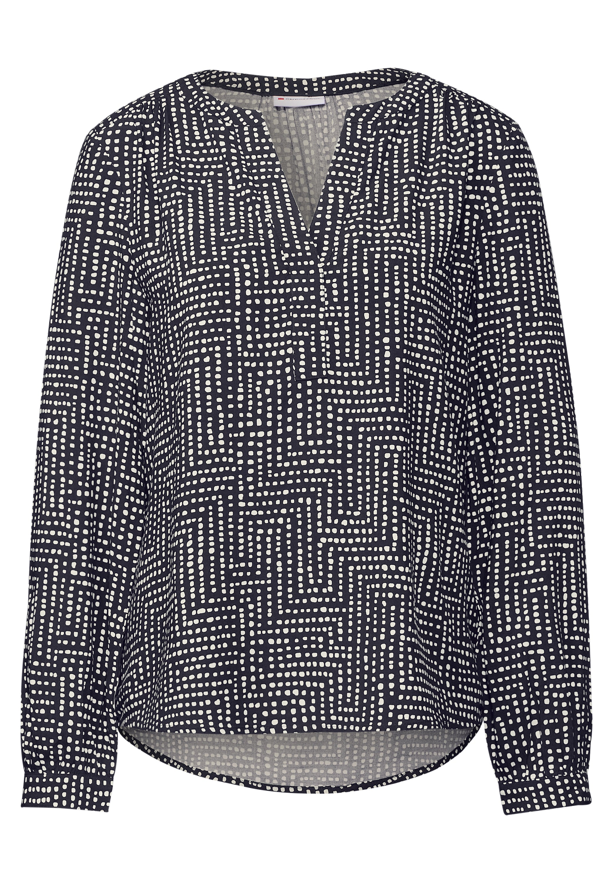 Street One Blouse Split Blauw - OAK Fashion Noordwolde