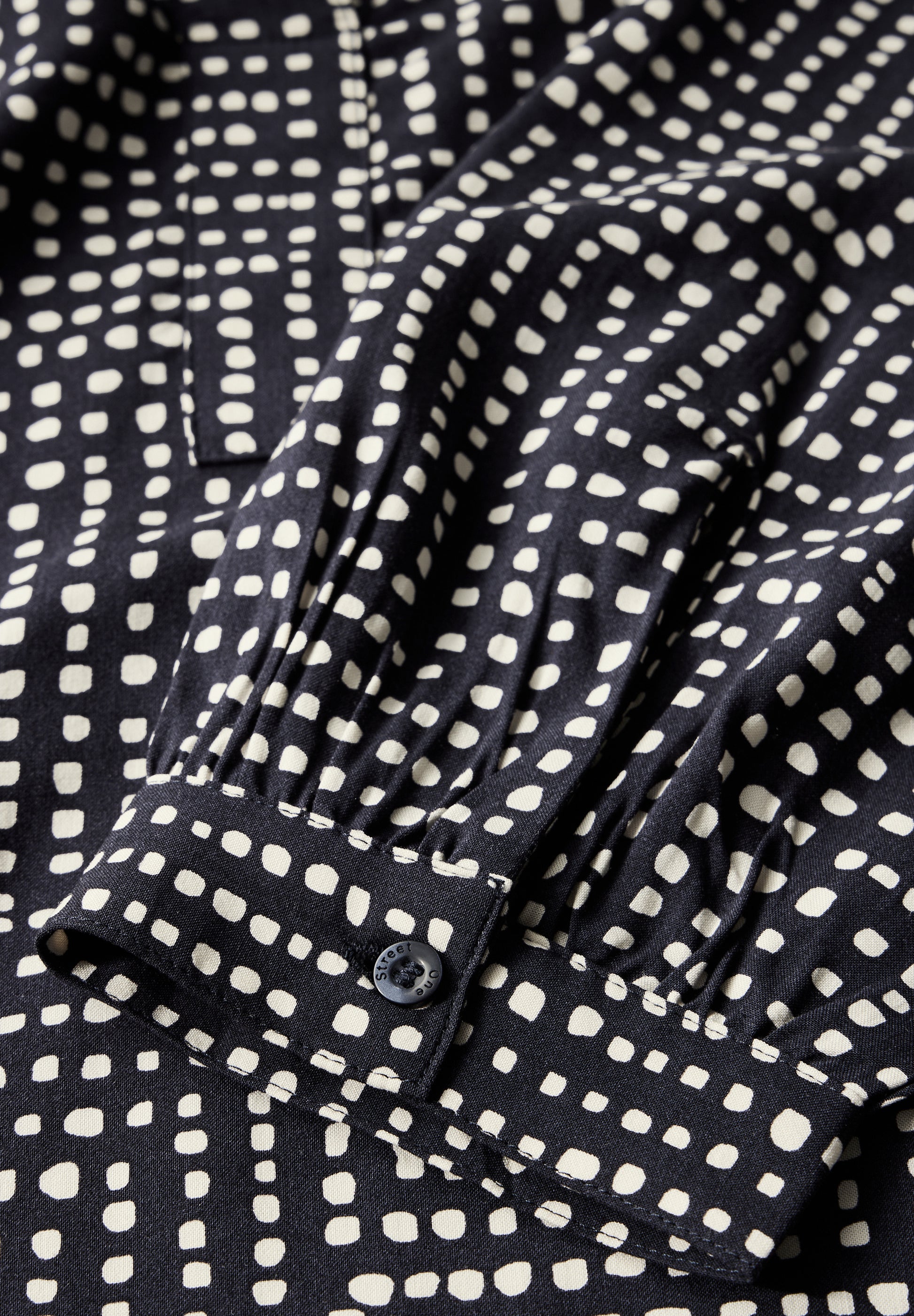 Street One Blouse Split Blauw - OAK Fashion Noordwolde