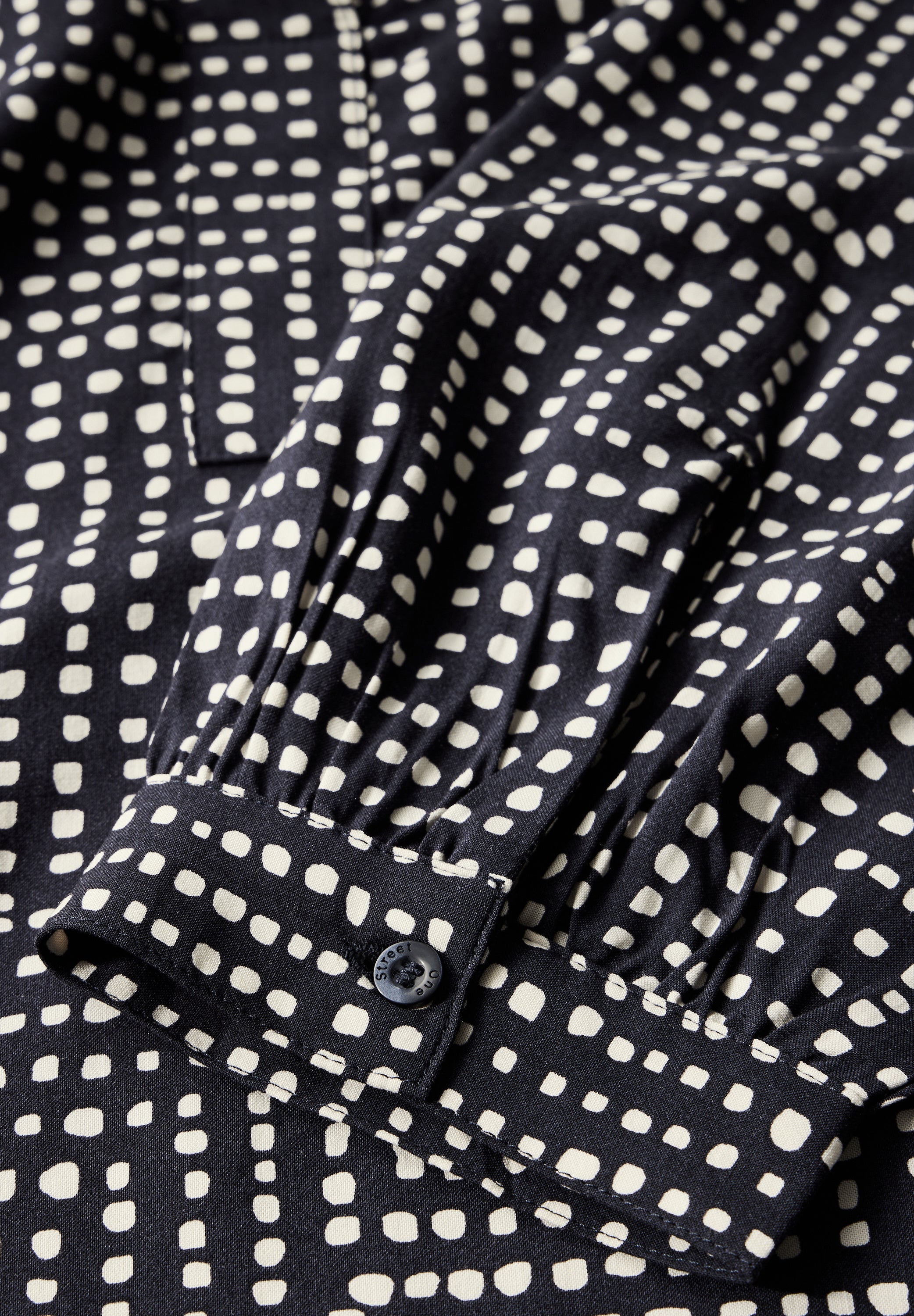 Street One Blouse Split Blauw - OAK Fashion Noordwolde