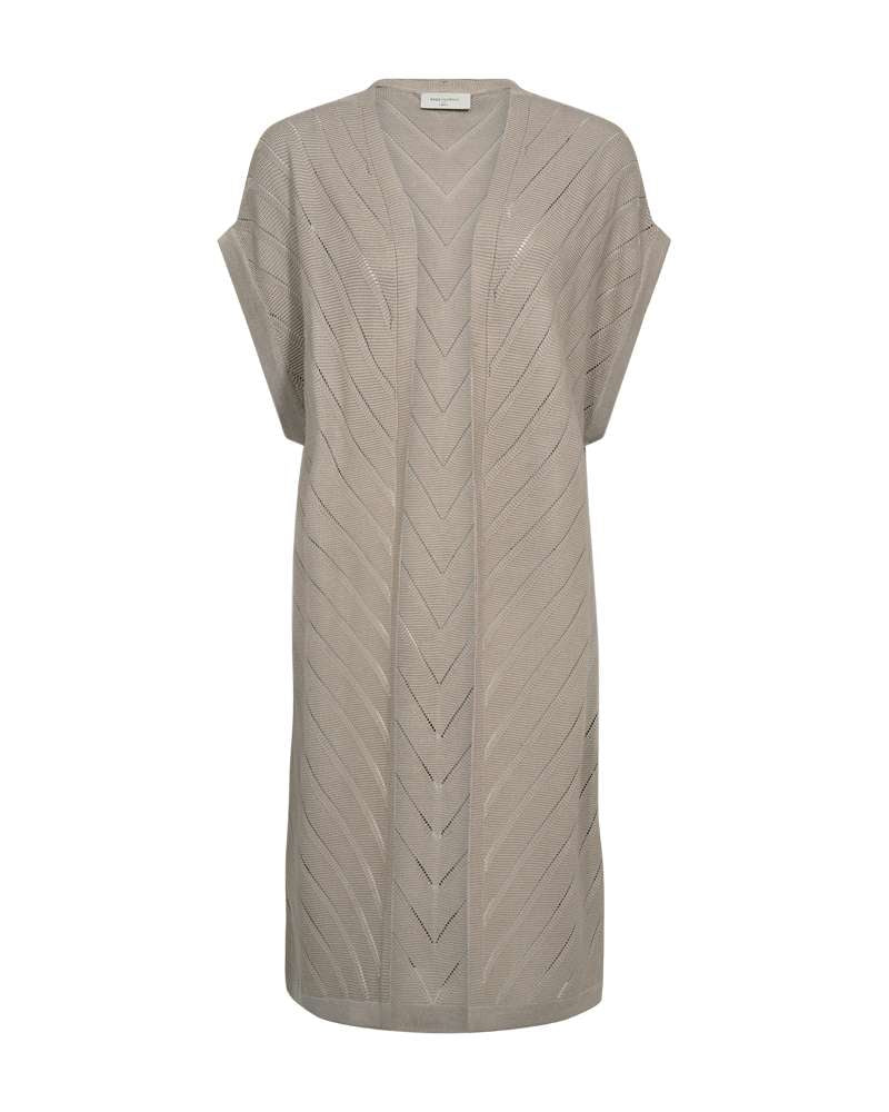 Freequent Vest Elina Bruin - OAK Fashion Noordwolde