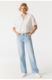 COJ Jeans Jeans Nova Wide Denim - Light Blue Denim - OAK Fashion Noordwolde