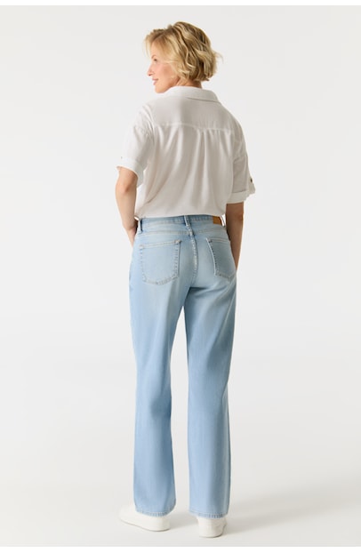 COJ Jeans Jeans Nova Wide Denim - Light Blue Denim - OAK Fashion Noordwolde