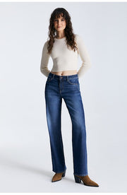 COJ Jeans Jeans Nova Wide Denim - Dark Blue Stone - OAK Fashion Noordwolde