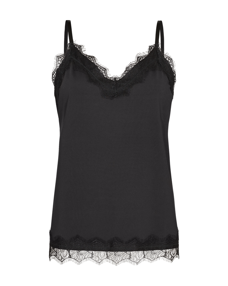 Freequent Top Bicco Zwart - OAK Fashion Noordwolde