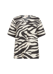 Wasabi Top Luana Zwart - OAK Fashion Noordwolde