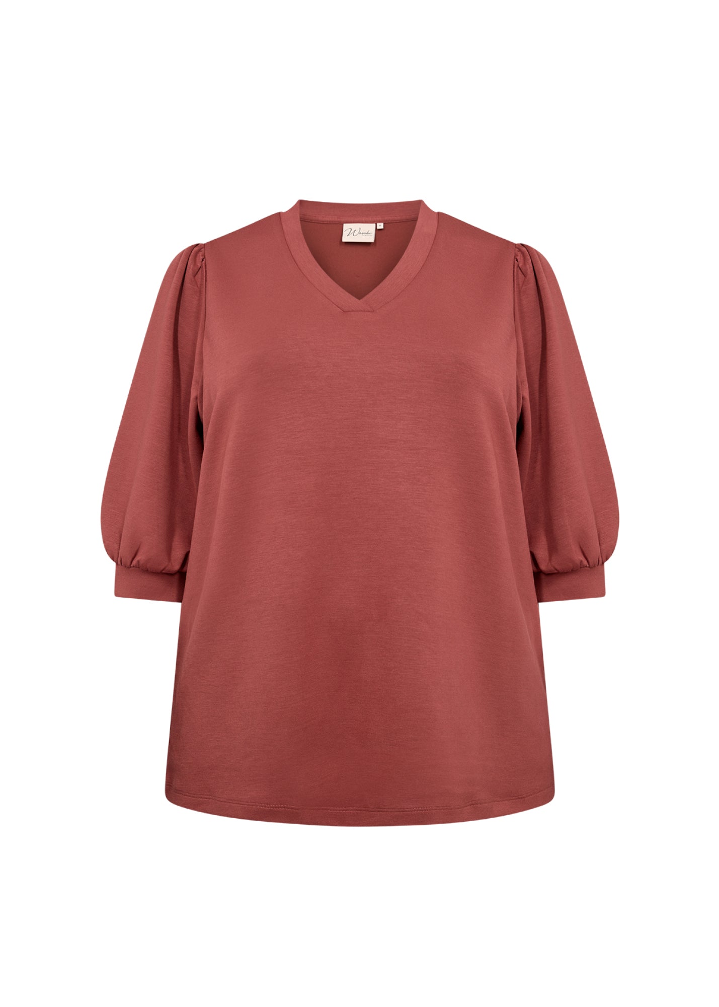 Wasabi Top Sabina Rood - OAK Fashion Noordwolde