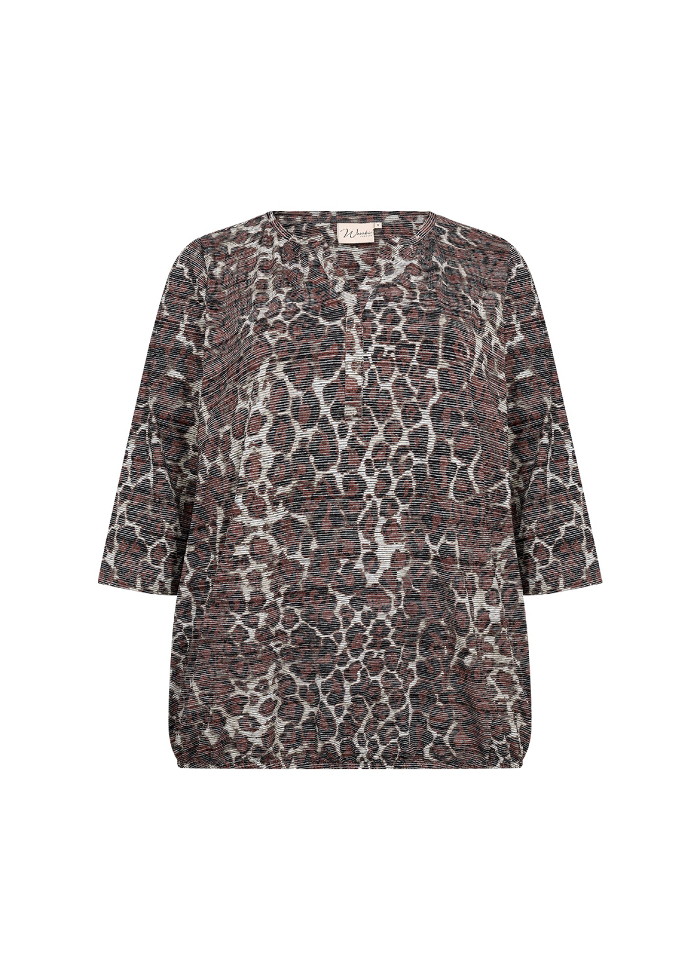 Wasabi Top Sarina Rood - OAK Fashion Noordwolde