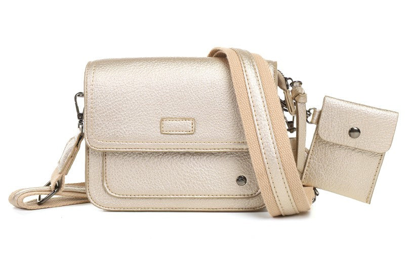 Schoudertasje Toulon Bruin - OAK Fashion Noordwolde