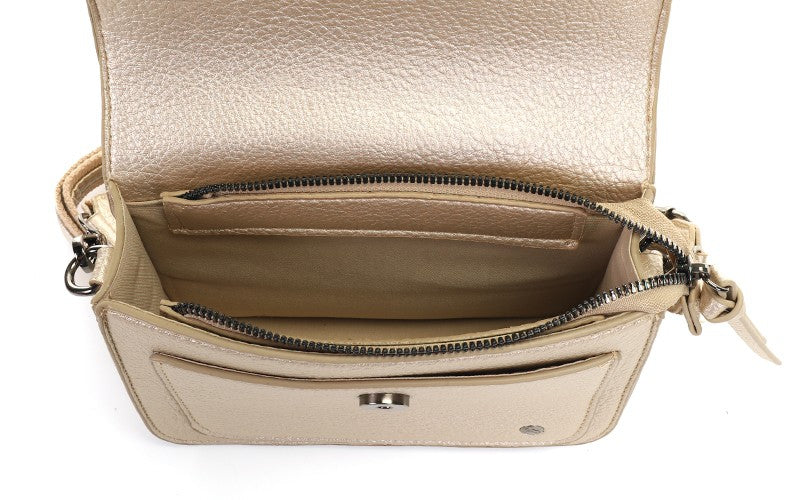 Schoudertasje Toulon Bruin - OAK Fashion Noordwolde