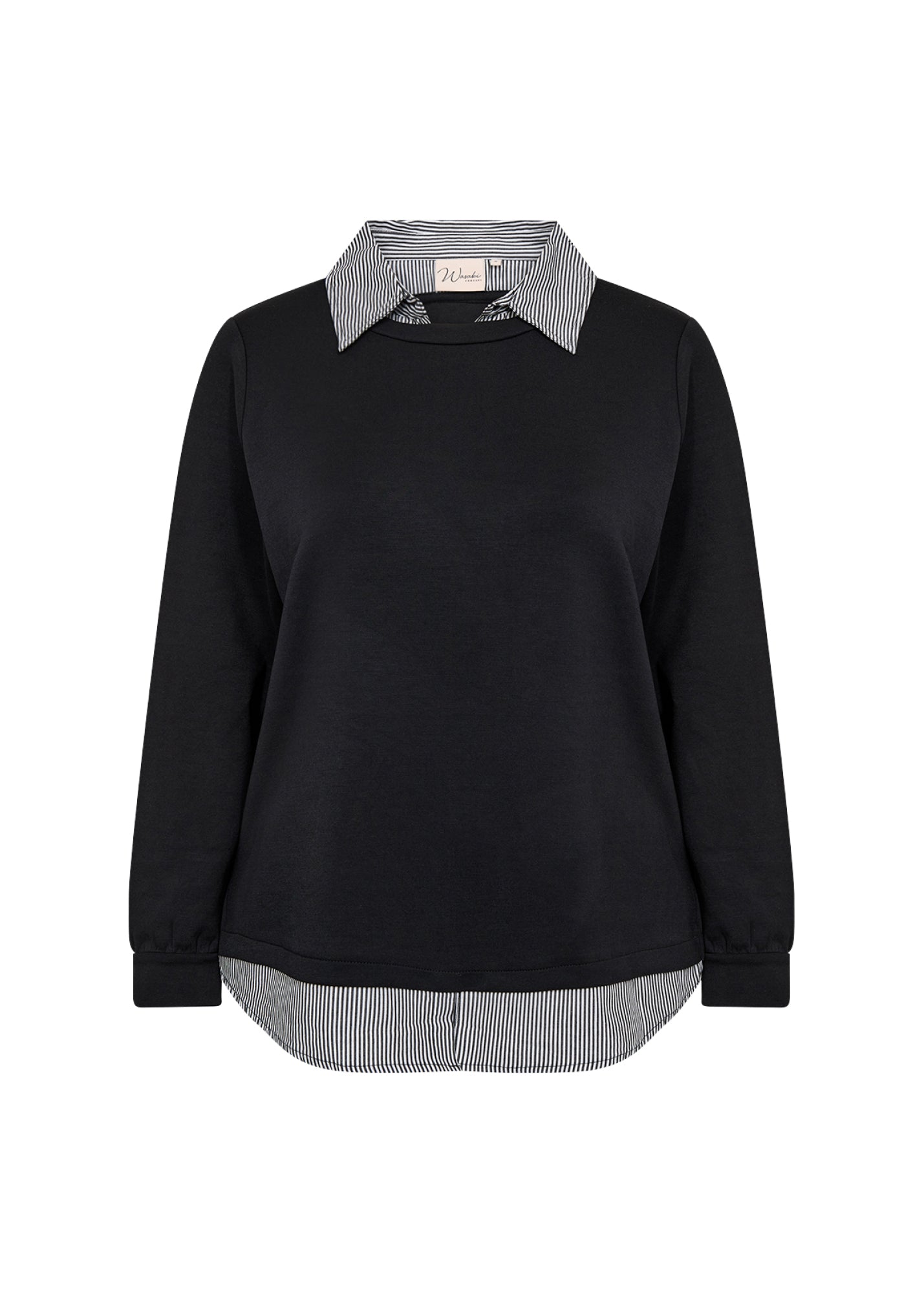 Wasabi Sweater Sabina Zwart - OAK Fashion Noordwolde