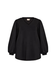 Wasabi Top Sabina Zwart - OAK Fashion Noordwolde