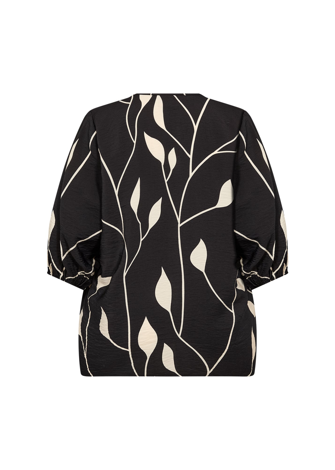 Wasabi Top Nelly Zwart - OAK Fashion Noordwolde