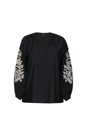 Exxcellent Blouse Sharon Zwart - OAK Fashion Noordwolde