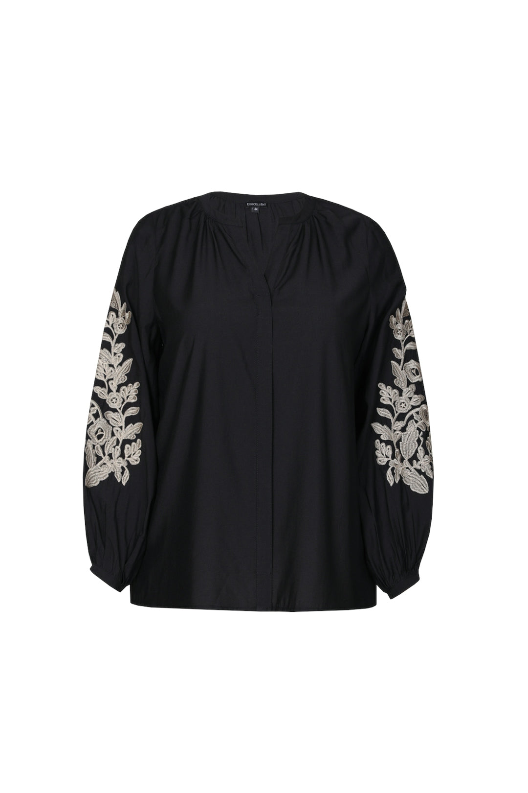 Exxcellent Blouse Sharon Zwart - OAK Fashion Noordwolde