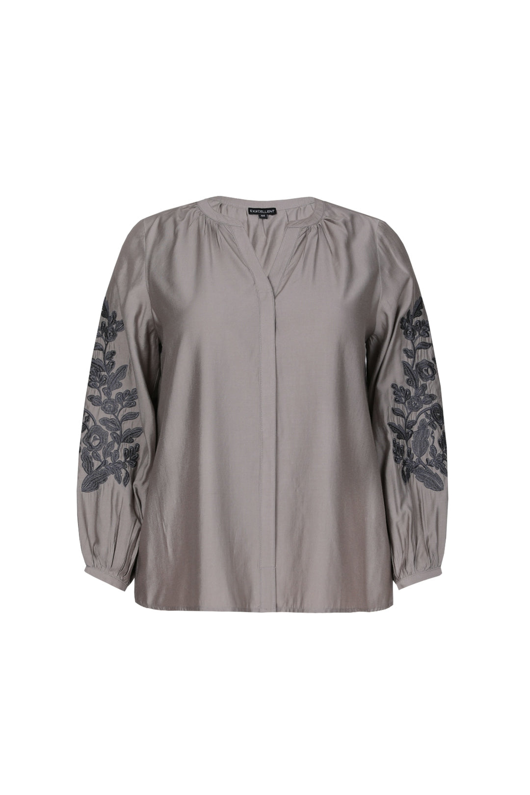 Exxcellent Blouse Sharon Grijs - OAK Fashion Noordwolde