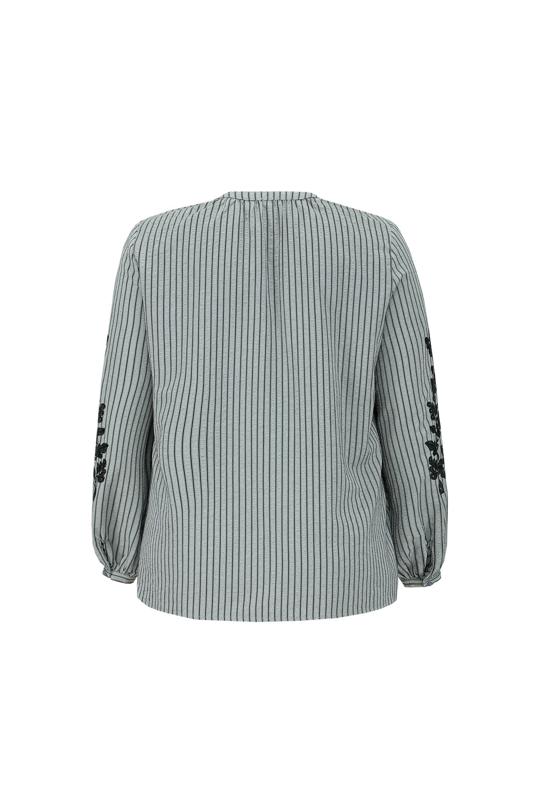 Exxcellent Blouse Roxanne Grijs - OAK Fashion Noordwolde