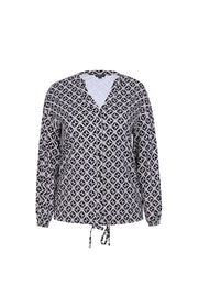 Exxcellent Blouse Tori Zwart - OAK Fashion Noordwolde