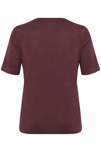 Kaffe Curve Lizzy Boatneck Pullover Fudge - OAK Fashion Noordwolde