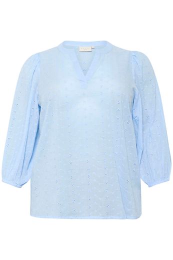 Kaffe Curve Maia Blouse Windsurfer - OAK Fashion Noordwolde