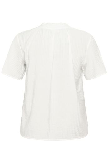 Kaffe Curve Lisana Blouse Chalk - OAK Fashion Noordwolde