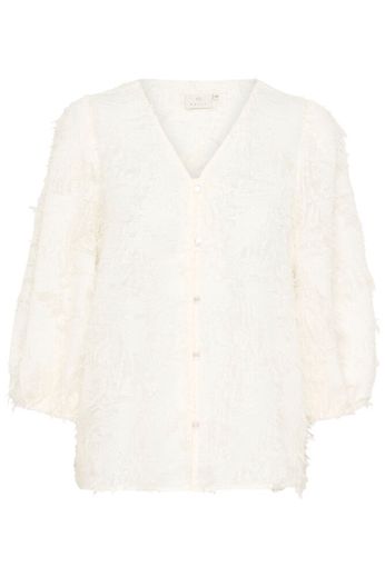 Kaffe Pariva Blouse Chalk - OAK Fashion Noordwolde