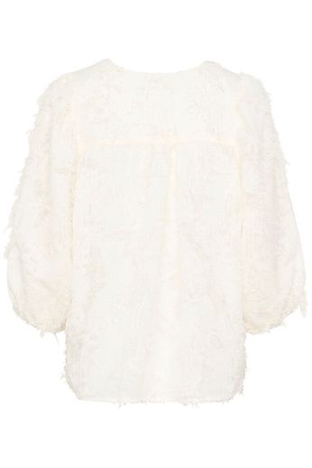 Kaffe Pariva Blouse Chalk - OAK Fashion Noordwolde