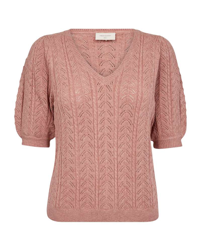 Freequent Pullover Clarry Oranje - OAK Fashion Noordwolde