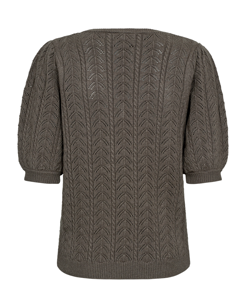 Freequent Pullover Clarry Bruin - OAK Fashion Noordwolde