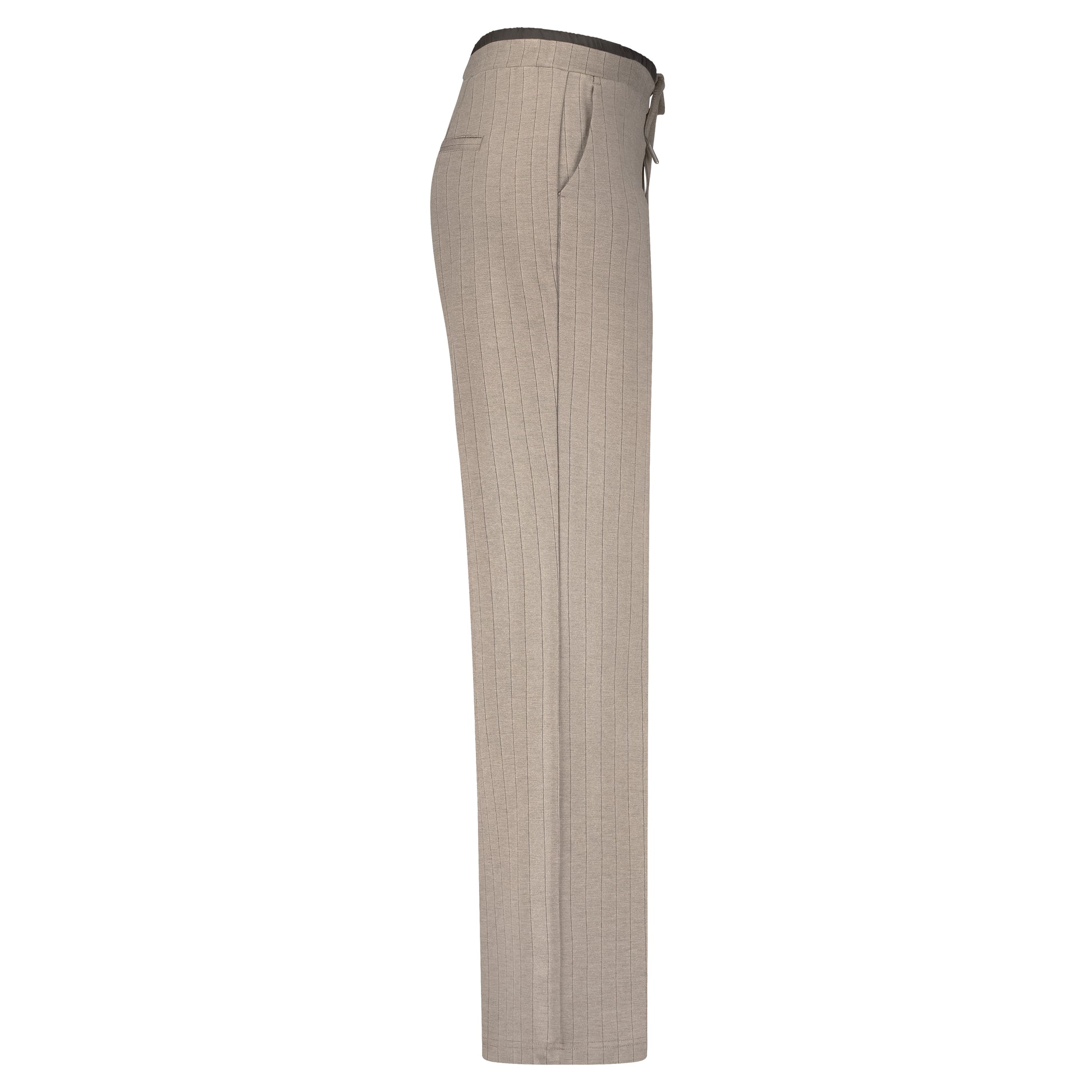 Red Button Colette Punta Pinstripe Sporty Warm Taupe - OAK Fashion Noordwolde