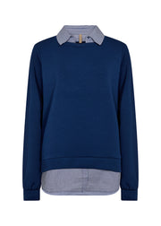 Soya Concept Blouse Banu Blauw - OAK Fashion Noordwolde
