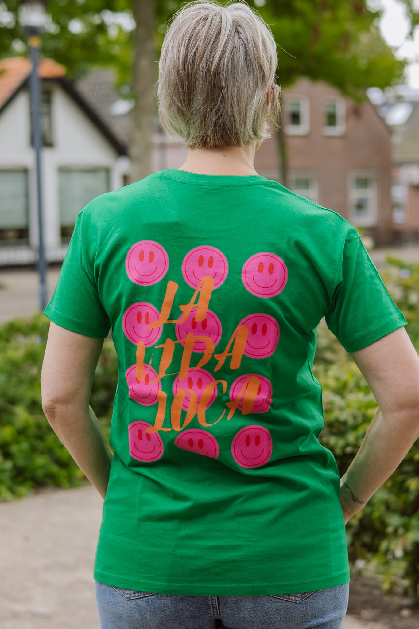Fleek t shirt La vida Loca Groen - OAK Fashion Noordwolde