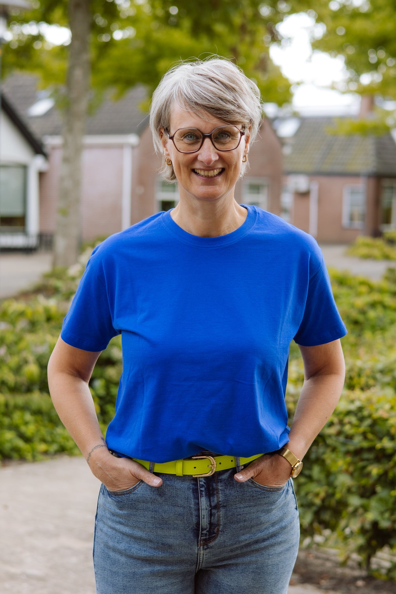 Fleek t shirt La vida Loca Blauw - OAK Fashion Noordwolde