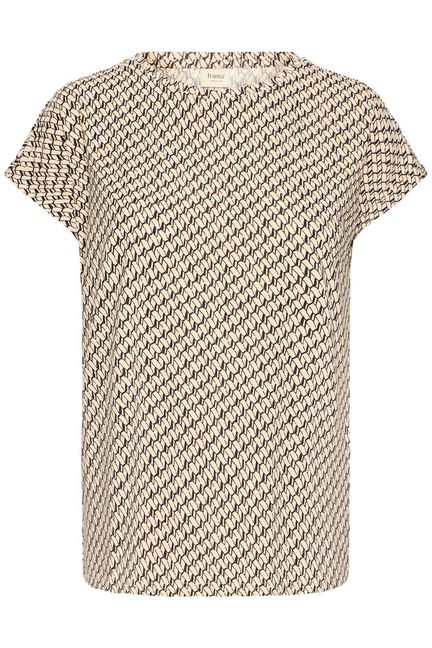 Fransa FRSEEN TEE 1 Feather Grey ART - OAK Fashion Noordwolde