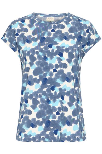 Fransa FRSEEN TEE 1 Bering Sea art - OAK Fashion Noordwolde