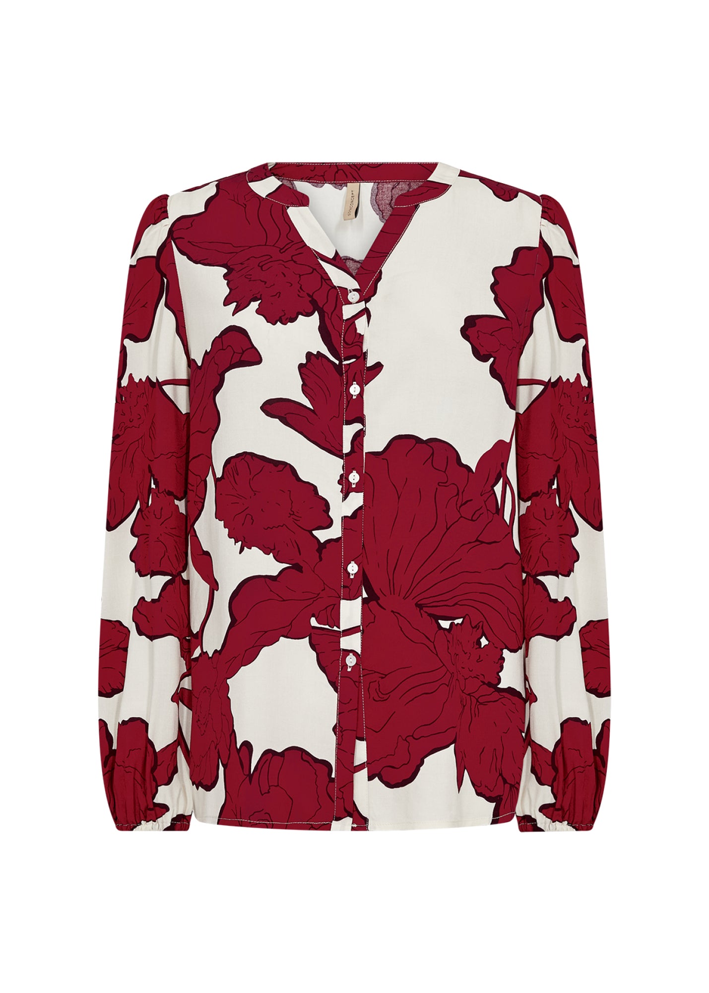 Soya Concept Shirt Vigdis Rood - OAK Fashion Noordwolde