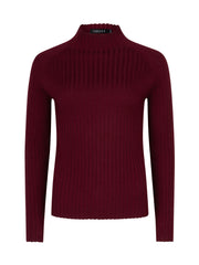 Ydence Top Knitted Kit Rood - OAK Fashion Noordwolde