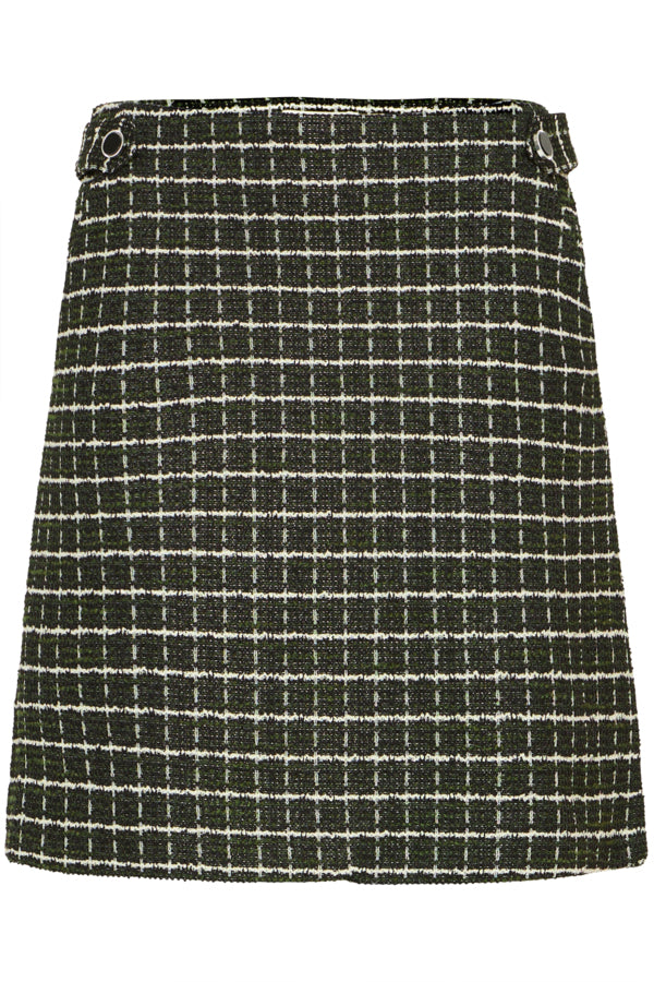 Ichi Rok Kate Cloule RIFLE GREEN CHECK - OAK Fashion Noordwolde