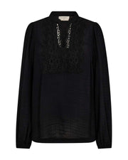 Freequent Blouse Shu Zwart - OAK Fashion Noordwolde