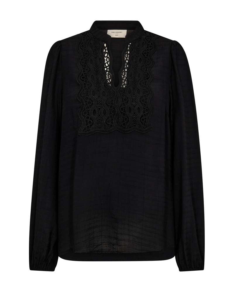 Freequent Blouse Shu Zwart - OAK Fashion Noordwolde