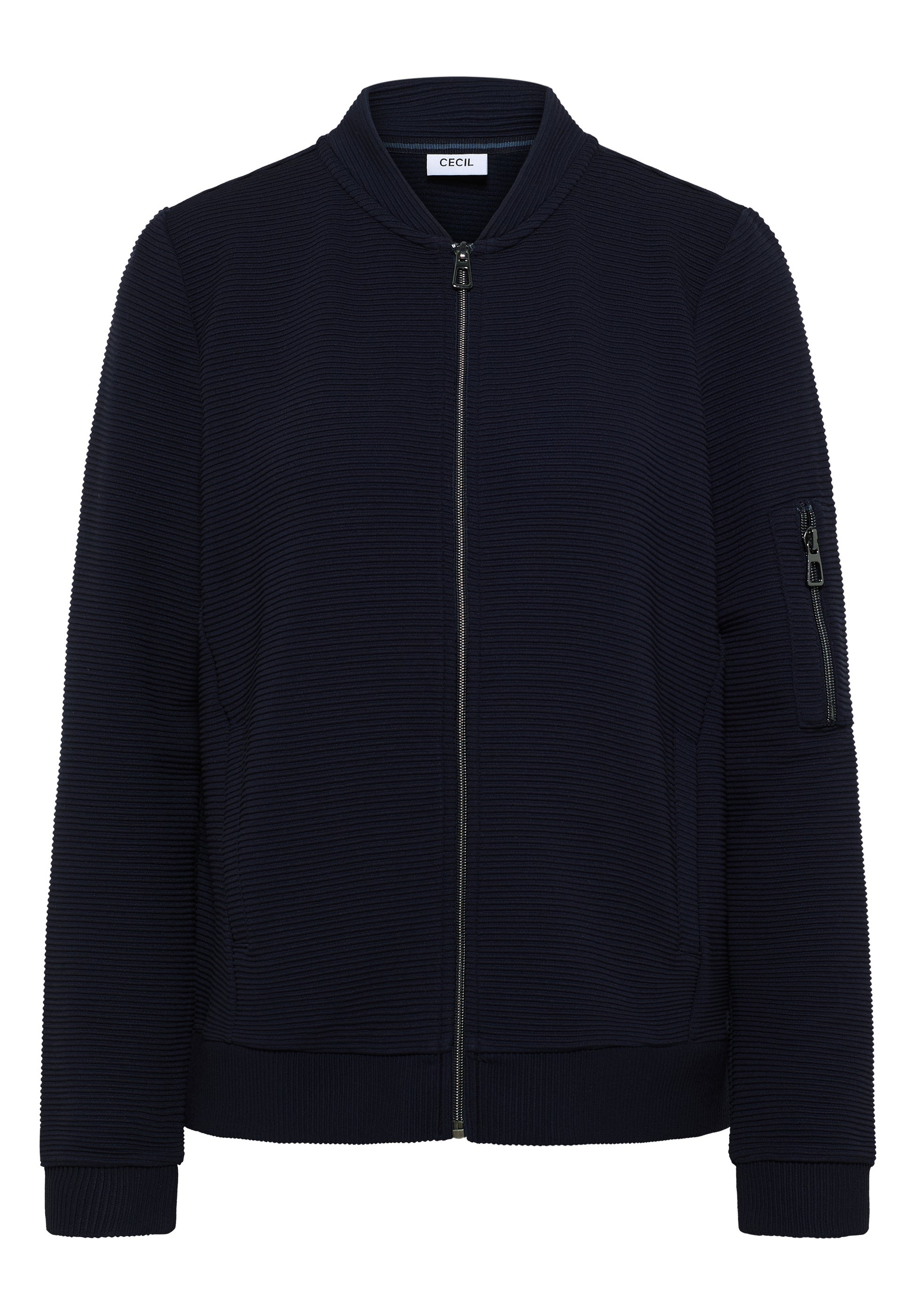 Cecil Vest Ottoman Blauw - OAK Fashion Noordwolde