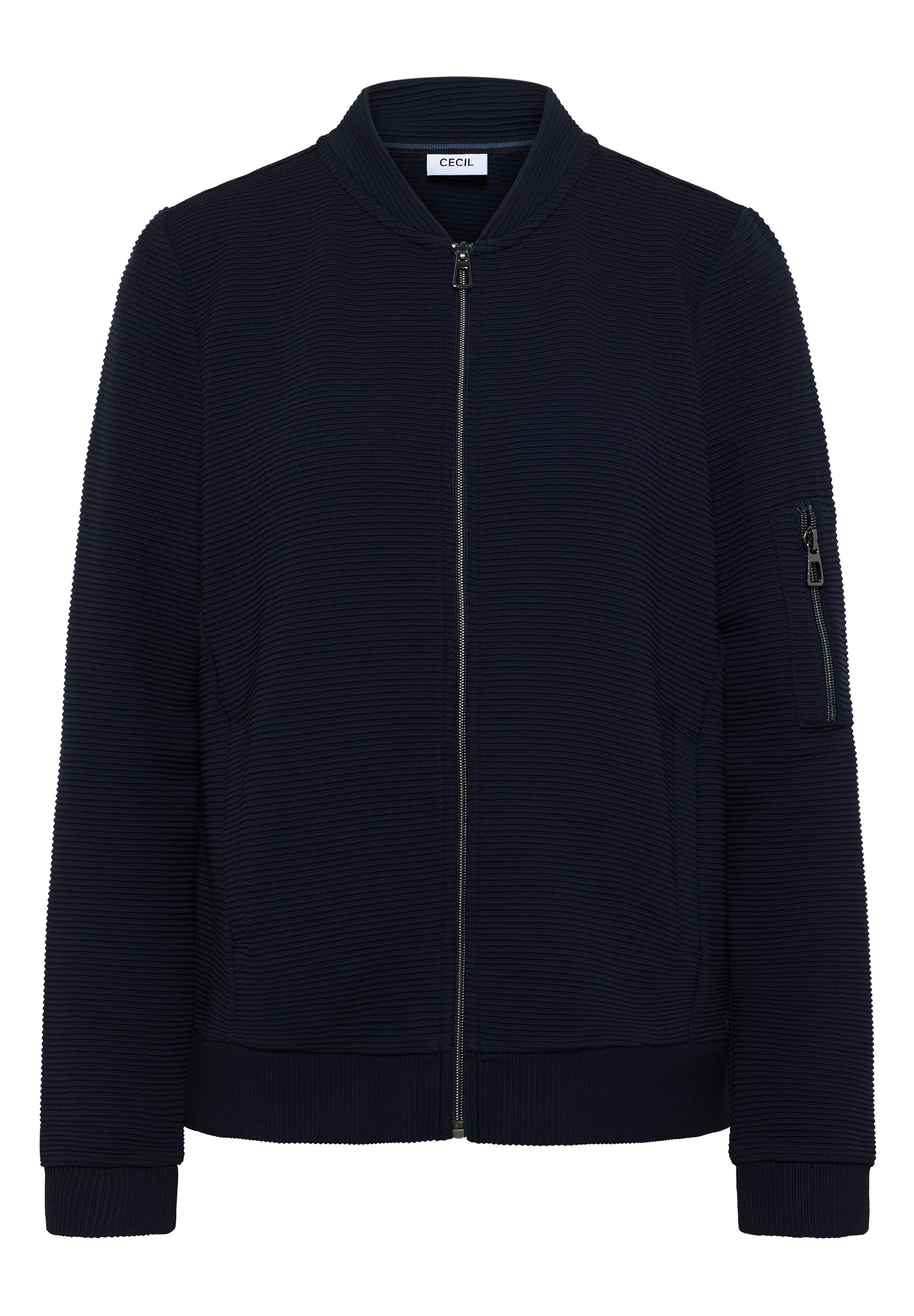 Cecil Vest Ottoman Blauw - OAK Fashion Noordwolde