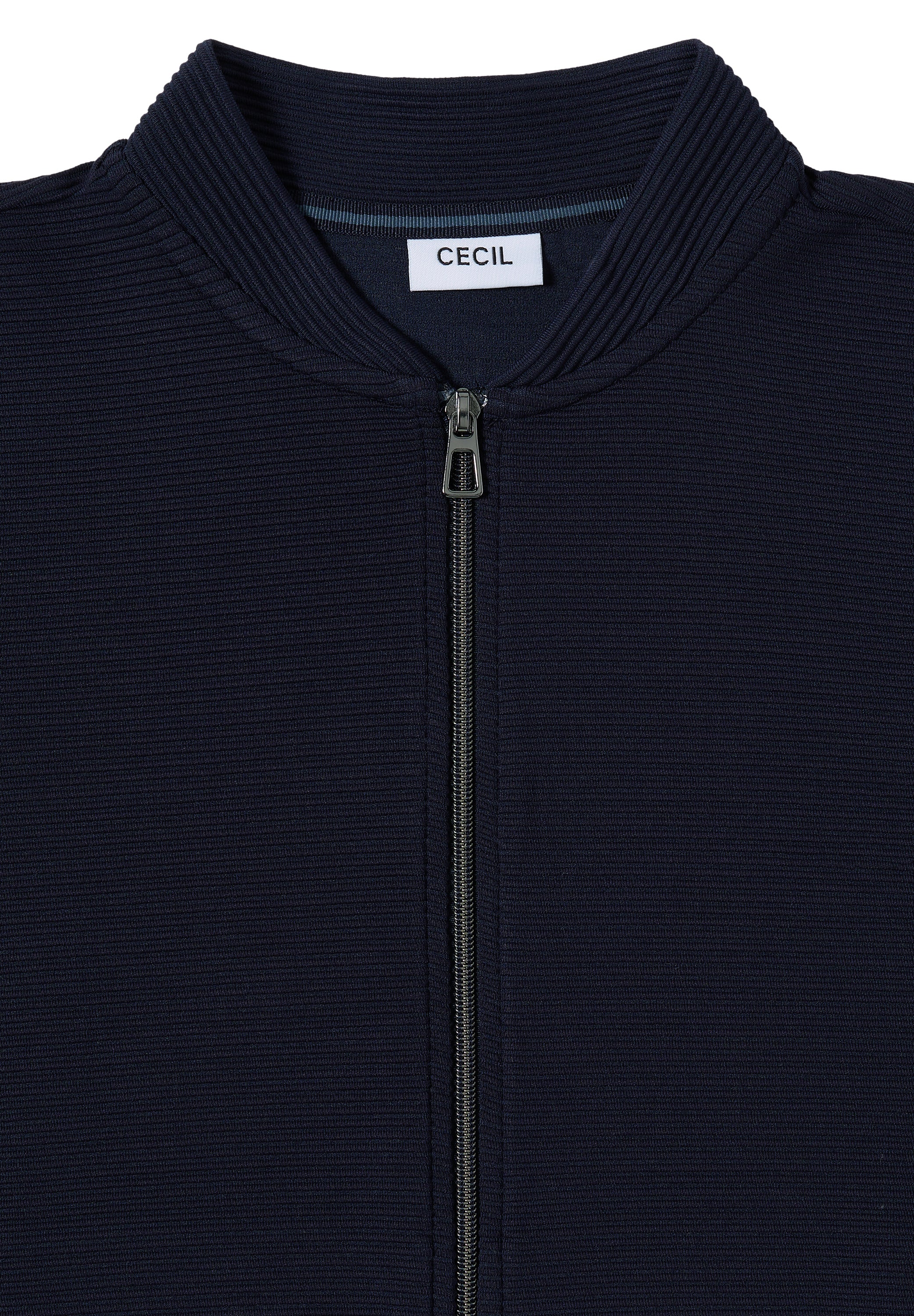 Cecil Vest Ottoman Blauw - OAK Fashion Noordwolde